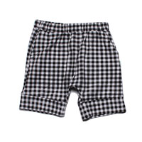 Minti Chill Shorts Black/White Check
